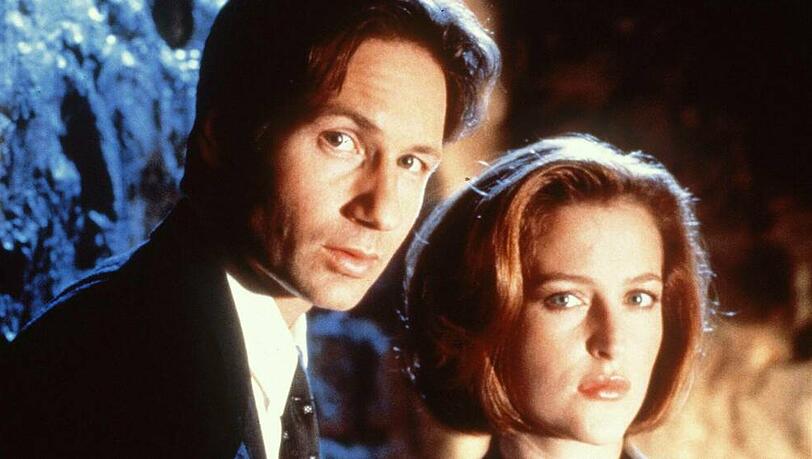 David Duchovny und Gillian Anderson als Mulder und Scully