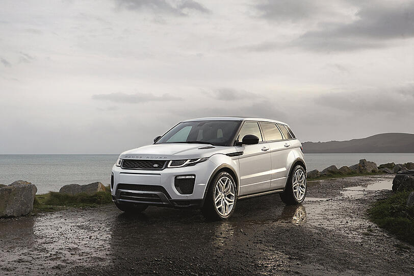 Platz sechs: Ein gebrauchter Range Rover Evoque bringt nach nach drei Jahren und 60.000 Kilometer Laufleistung noch 62,8 Prozent.