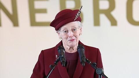 Noch am Dienstag hatte Königin Margrethe II. eine Ausstellung eröffnet.