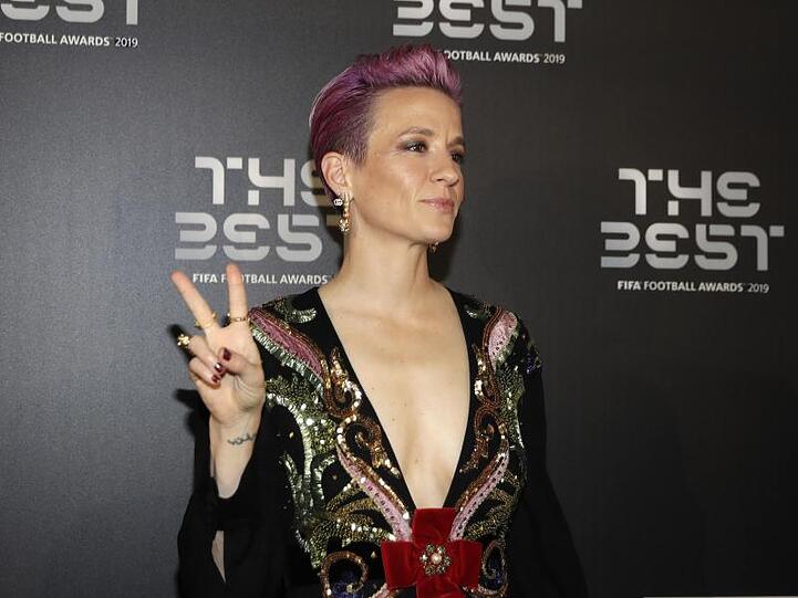 Schick: Weltfußballerin Megan Rapinoe aus den USA.