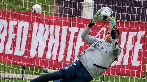 Christian Früchtl, hier in Aktion bei einer Übungseinheit des FC Bayern München. Foto: Peter Kneffel/dpa/Archivbild