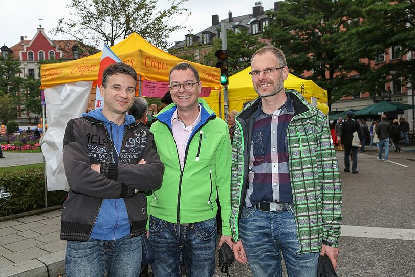 Dem durchwachsenen Wetter zum Trotz: Beim Gärtnerplatzfest hatten alle ihren Spaß.