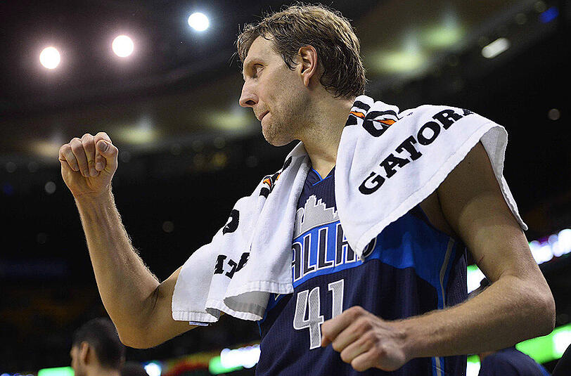 Treffsicher: Dirk Nowitzki.