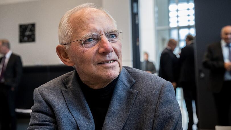 Schäuble soll nach Informationen der Deutschen Presse-Agentur neuer Bundestagspräsident werden.