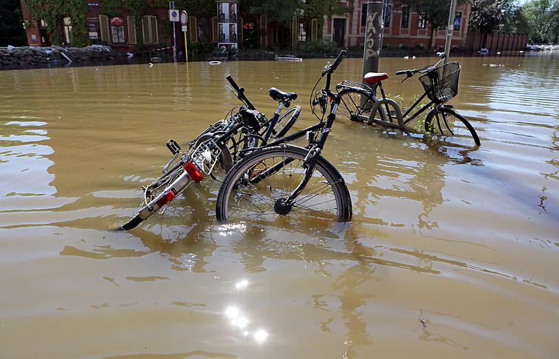 Land unter auch in Halle an der Saale