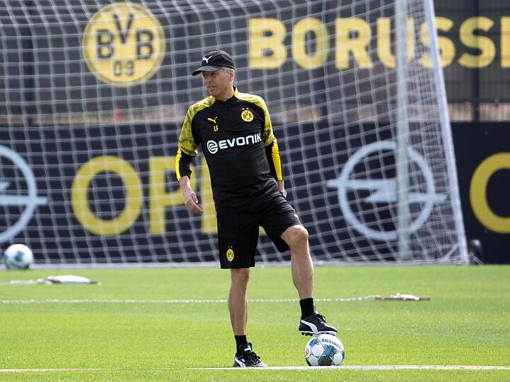 Gab seinen Spielern Hitzefrei: BVB-Coach Lucien Favre.