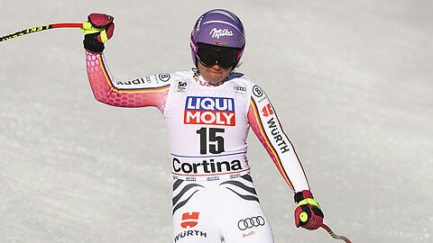 Optimismus in Person: Viktoria Rebensburg.