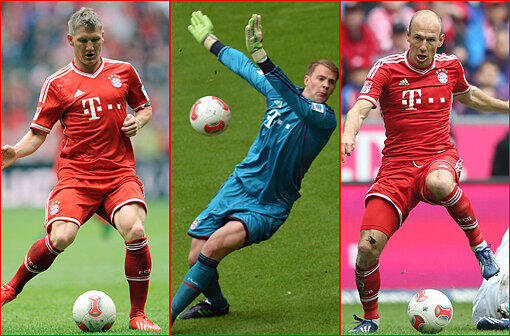 Die Schale ist "dahoam"! Die Einzelkritik der Bayern-Spieler in der Bilderstrecke.
