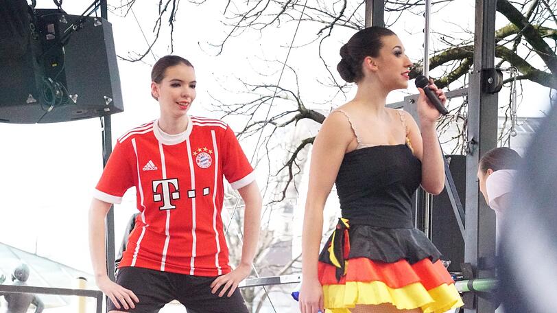 Fußball ist in München auch an Fasching ein Thema.