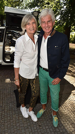 Frederic Meisner mit Ehefrau Yvonne.