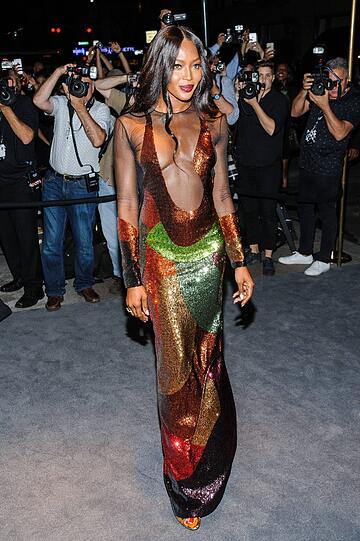 Sexy und bunt: Naomi Campbell.