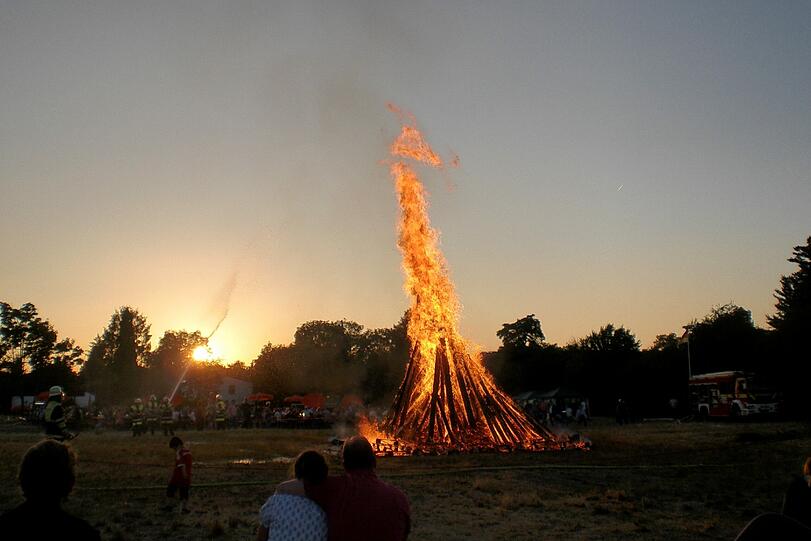 Das Sonnwendfeuer auf Obermaier-Wiese: In diesem Jahr wird das Fest an einem anderen Platz stattfinden, das ist sicher &ndash; aber der ausrichtende Verein steht noch nicht fest.