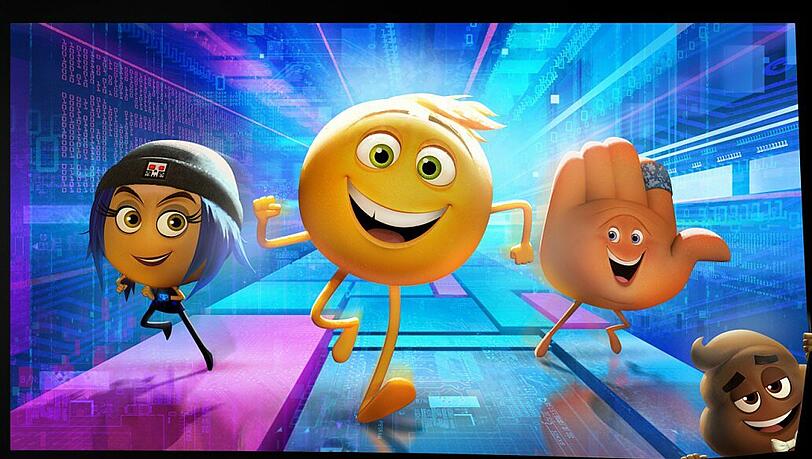 Jailbreak, Gene und Hi-5 entführen in die bunte Welt der Emojis.