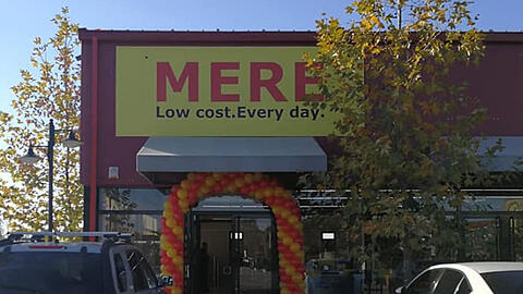 Der russische Discounter "Mere" kommt im Januar auch nach Deutschland. Hier ein Bild von einer rumänischen Filiale.
