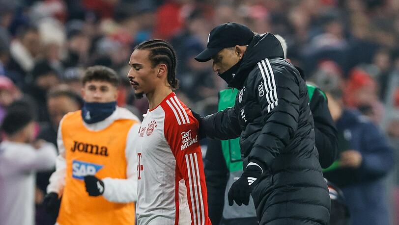 Verstehen sich bestens: Bayerns Flügelstürmer Leroy Sané (l.) und der zum Saisonende scheidende Trainer Thomas Tuchel. Verstehen sich bestens: Bayerns Flügelstürmer Leroy Sané (l.) und der zum Saisonende scheidende Trainer Thomas Tuchel.