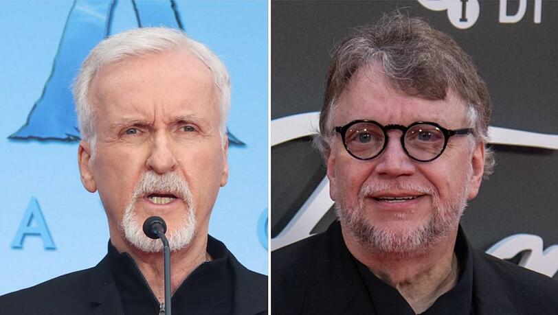 Unter anderem James Cameron (l.) und Guillermo del Toro positionieren sich beim Thema KI. Unter anderem James Cameron (l.) und Guillermo del Toro positionieren sich beim Thema KI.