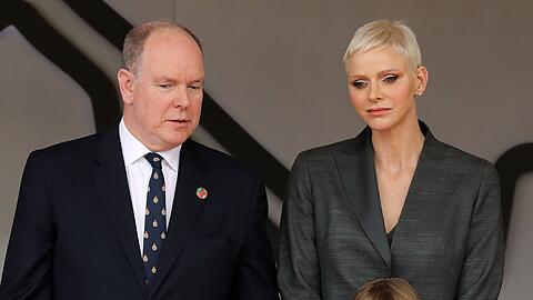 Fürst Albert und Fürstin Charlene.