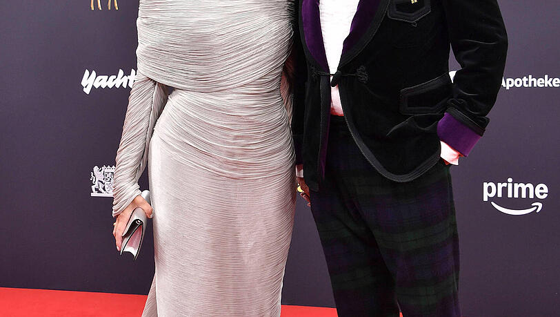 Thomas Gottschalk mit Ehefrau Karina bei der 77. Bambi-Verleihung 2025 in den Bavaria Filmstudios.