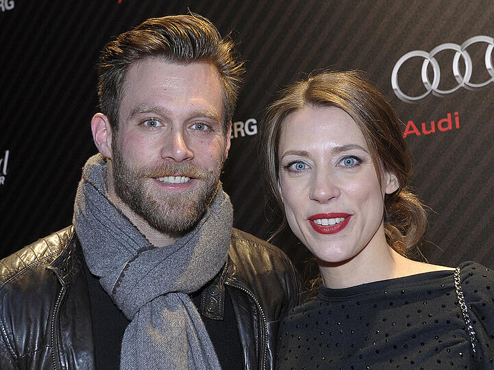 Ken Duken und seine Frau auf einer Party des Berlin Film Festivals