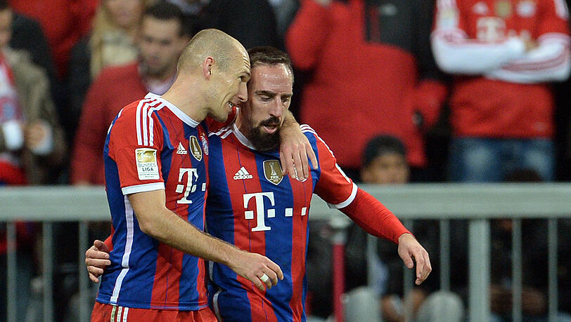 Auch Arjen Robben und Franck Ribéry - "Robbery" - wollen noch eine richtig gute Zeit beim FC Bayern haben.