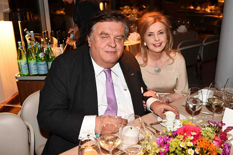 Ex-RTL-Boss Helmut Thoma mit Frau Daniele