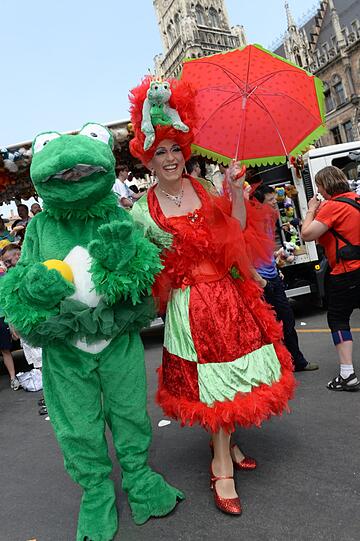 Die Bilder vom Christopher Street Day in der Münchner Innenstadt