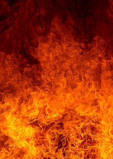 Großbrandversuch der Technischen Universität München: Bei dem Versuch wurde ein Wohnungsbrand in einem Holzhaus simuliert.