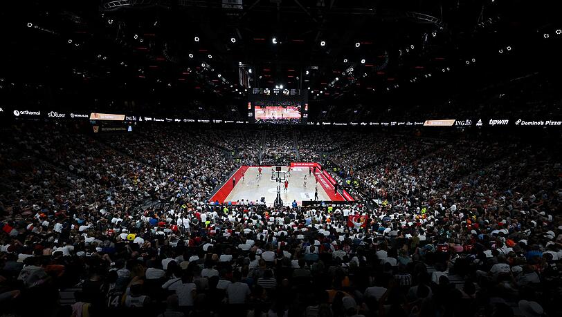 Die Pokal-Endrunde der Basketballer findet die nächsten Jahre im Münchner SAP Garden statt. (Archivfoto) Die Pokal-Endrunde der Basketballer findet die nächsten Jahre im Münchner SAP Garden statt. (Archivfoto)