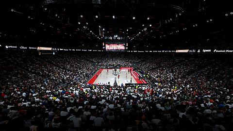 Die Pokal-Endrunde der Basketballer findet die n&auml;chsten Jahre im M&uuml;nchner SAP Garden statt. (Archivfoto)