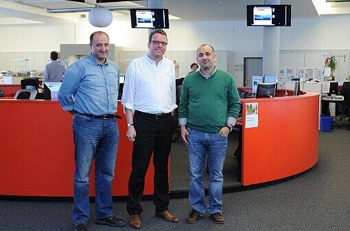 Ismail Erel (Sabah), Georg Thanscheidt (Abendzeitung), Rahmi Turan (Sabah)