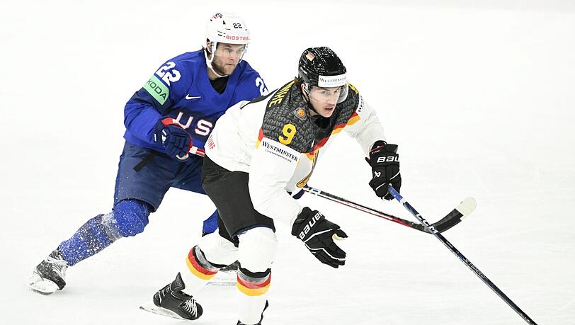 Das deutsche Team um Leon Gawanke (r) hatte gegen die USA das Nachsehen.