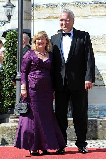 Der bayerische Innenminster Joachim Herrmann (CSU) und seine Frau Gerswid