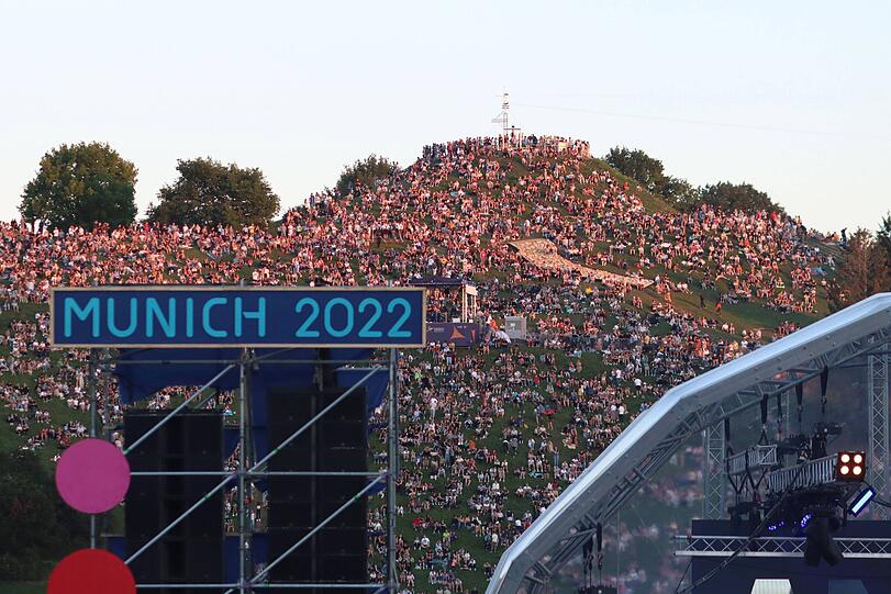 Einiges los auf dem Olympiaberg.