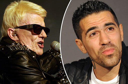 Heino (li.) ist empört über das neue Lied "Stress ohne Grund" von Bushido