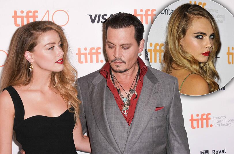 Johnny Depp soll von der engen Freundschaft zwischen seiner Frau Amber Heard und dem Supermodel Cara Delevingne alles andere als begeistert gewesen sein.