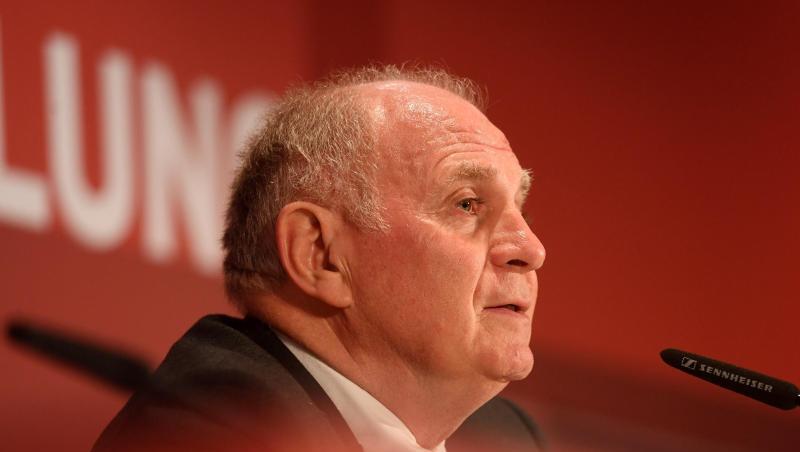 Uli Hoeneß gibt eine Pressekonferenz. Foto: Tobias Hase/dpa/Archivbild Uli Hoeneß gibt eine Pressekonferenz. Foto: Tobias Hase/dpa/Archivbild