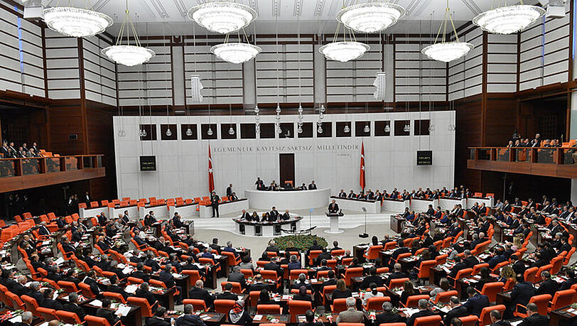 Das türkische Parlament. Das türkische Parlament.