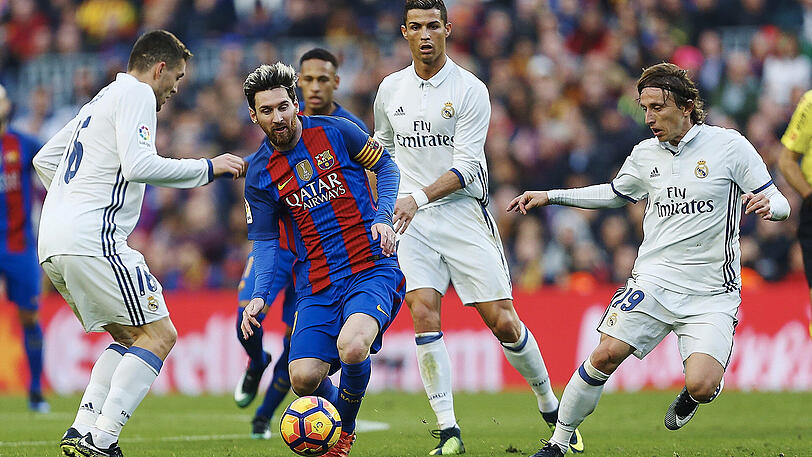 Platz 6: Lionel Messi (FC Barcelona). 176 Dribblings, 57 Prozent erfolgreich.