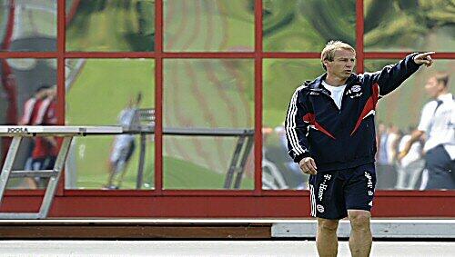 Gibt den Ton an bei den Bayern: Trainer Jürgen Klinsmann Gibt den Ton an bei den Bayern: Trainer Jürgen Klinsmann