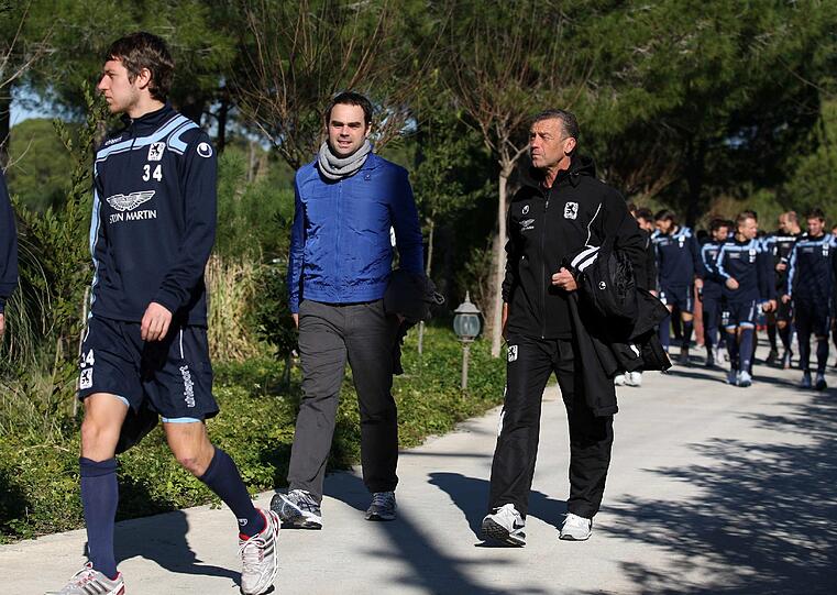 Robert Schäfer zu Gast im Trainingslager des TSV 1860 München - die Bilder.