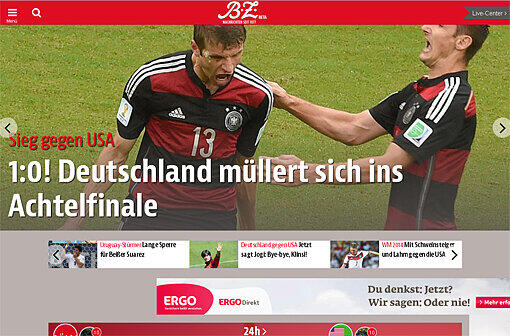 Geht es nac der "B.Z." haben wir uns "weitergemüllert".