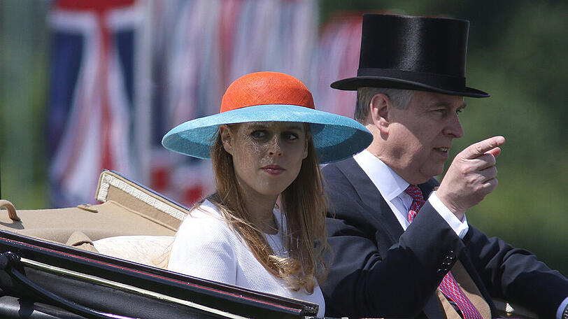 Prinzessin Beatrice und Prinz Andrew im Jahr 2015
