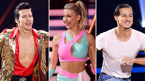 Drei Promi-Teilnehmer stehen am Freitag bei "Let's Dance" im Finale: Joel Mattli, Anna-Carina Woitschack und Milano.