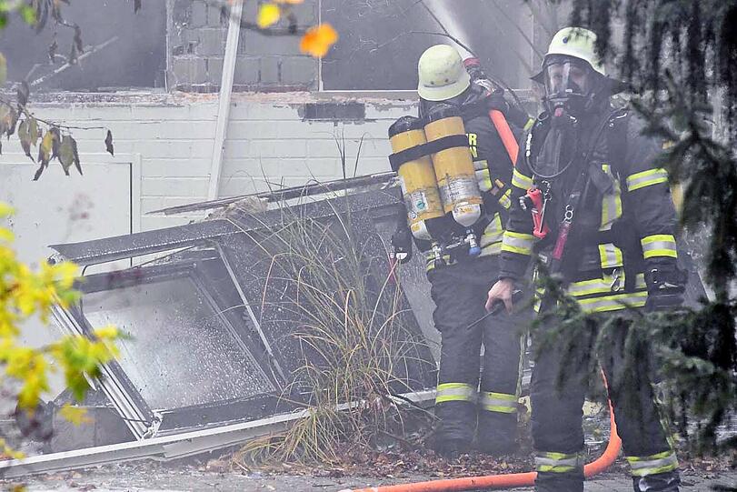 Die Bilder vom Feuerwehreinsatz in Ottobrunn.