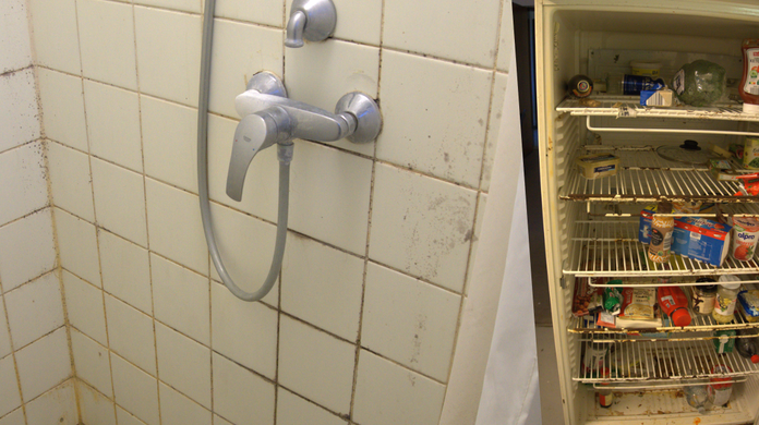 Schimmel &uuml;berall und vieles in einem unhaltbaren Zustand.  So sieht es in der Studentenstadt in M&uuml;nchen aus