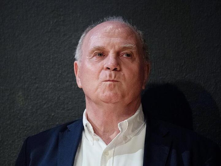 Uli Hoeneß, Präsident des Bundesligisten FC Bayern. Foto: Marijan Murat/Archiv