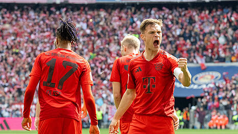 Die Bayern um Joshua Kimmich gewannen mit 3:0 gegen Mainz 05.