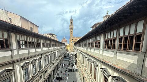 In den Uffizien ist die Sorge vor einem Einbruch wie im Louvre jetzt gro&szlig;. (Archivbild)