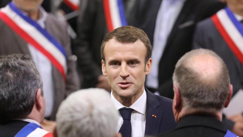 Die Politik von Frankreichs Premier Emmanuel Macron ist Hauptpunkt der "Gelbwesten"-Proteste. Ludovic Marin/AFP POOL/AP Die Politik von Frankreichs Premier Emmanuel Macron ist Hauptpunkt der "Gelbwesten"-Proteste. Ludovic Marin/AFP POOL/AP