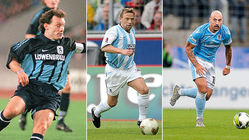 Prominente Löwen-Spielmacher (v.l.): Piotr Nowak, Icke Häßler, Timo Gehbart.